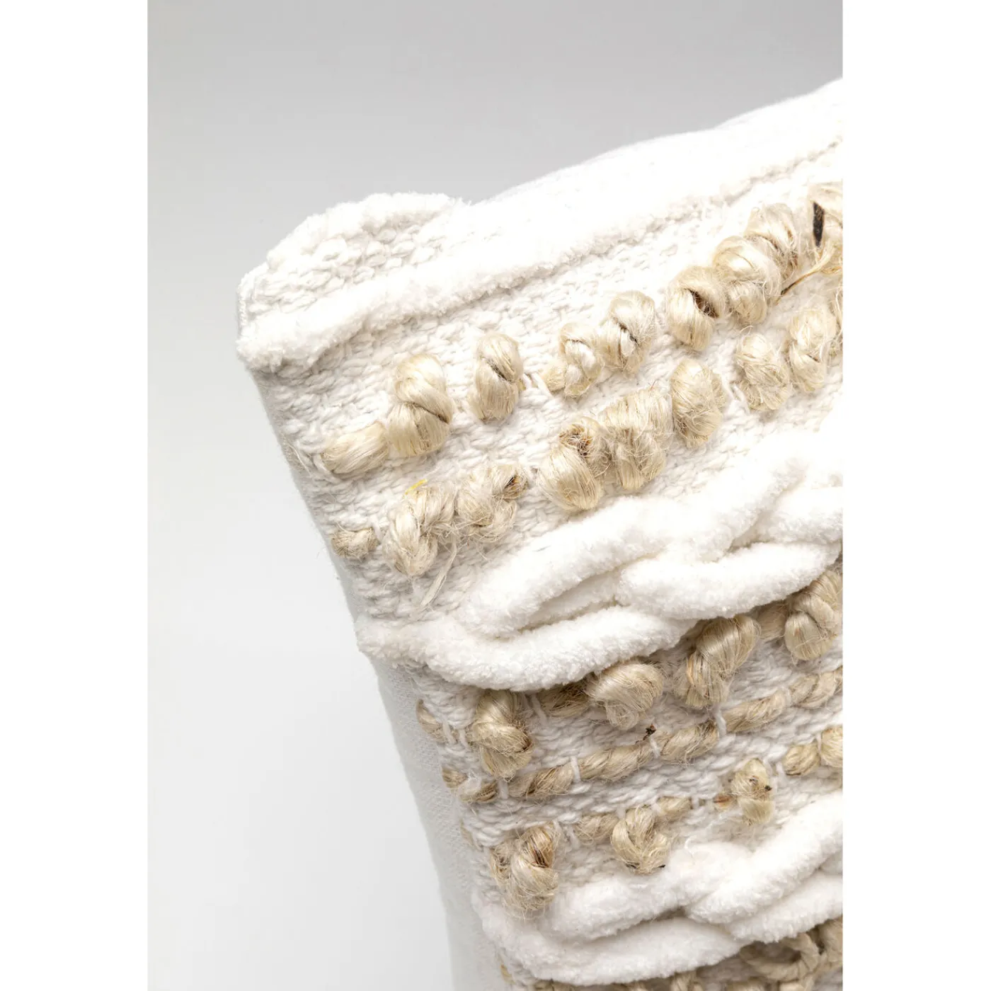 KARE Design Coussin Loop Knit Beige 45X45Cm