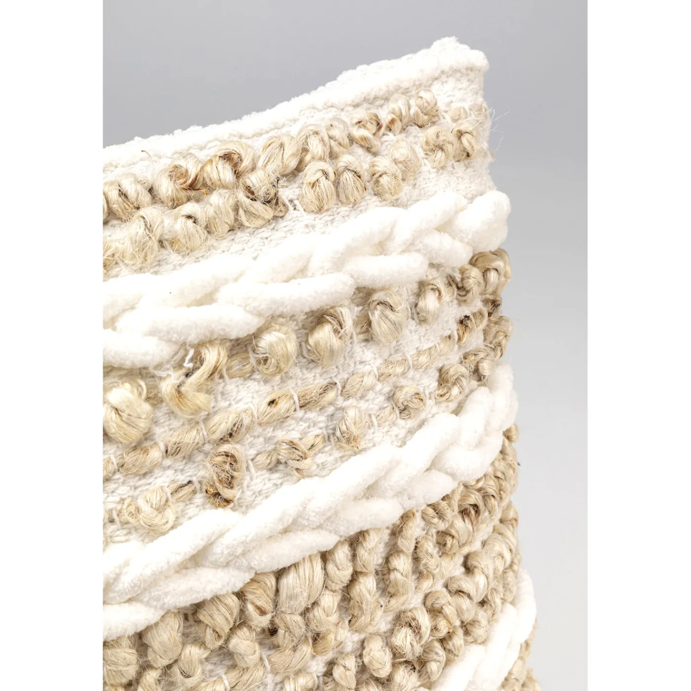 KARE Design Coussin Loop Knit Beige 45X45Cm