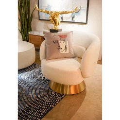 KARE Design Coussin Mademoiselle 45X45Cm