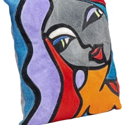 KARE Design Coussin Monique Purple Hair 40X40Cm