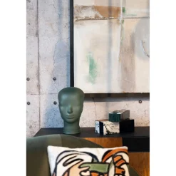 KARE Design Coussin Thoughts Faces 40X40Cm