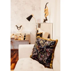 KARE Design Coussin Tropical Garden Fringe 45X45Cm