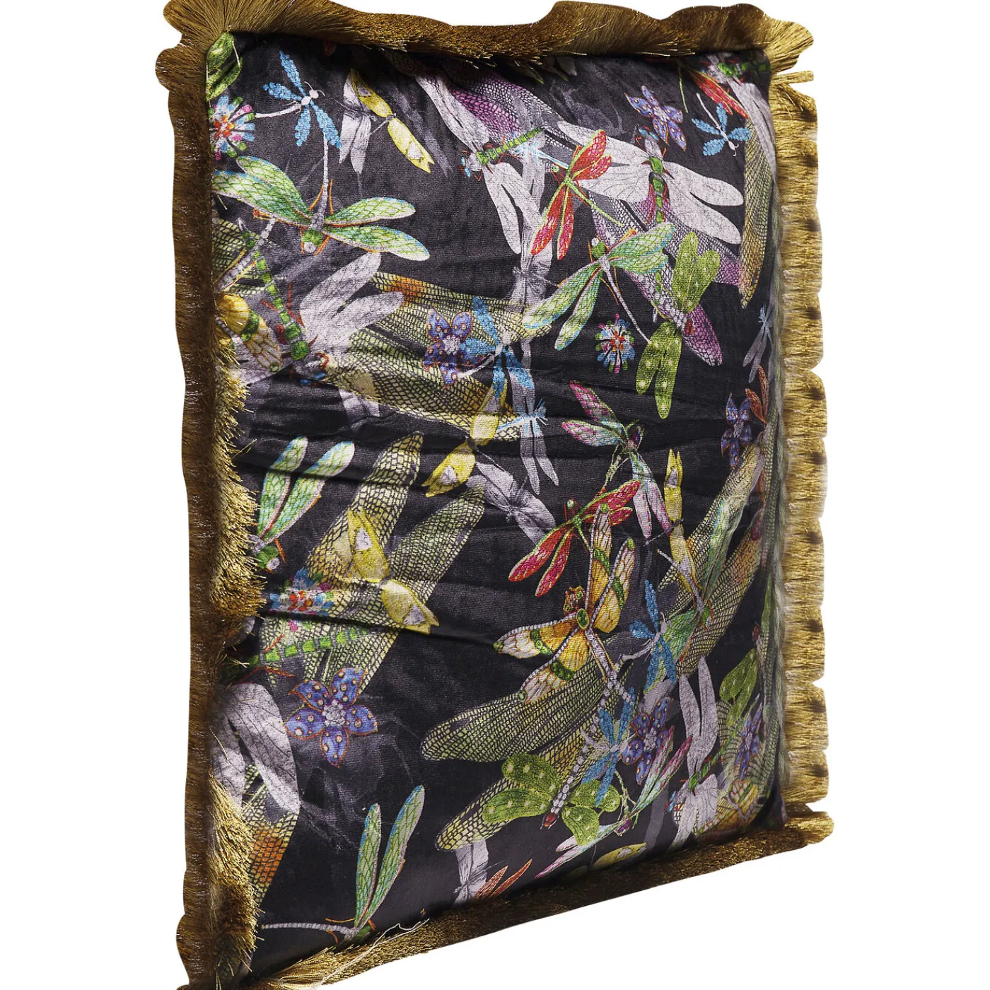 KARE Design Coussin Tropical Garden Fringe 45X45Cm