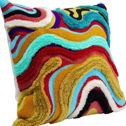 KARE Design Coussin Waves Multi 45X45Cm