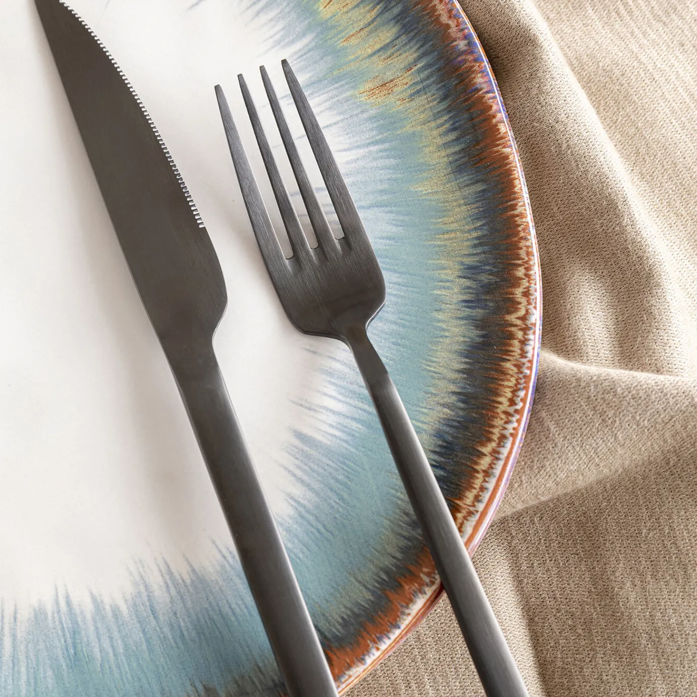 KARE Design Couverts Gloria Noir (16-Pcs)