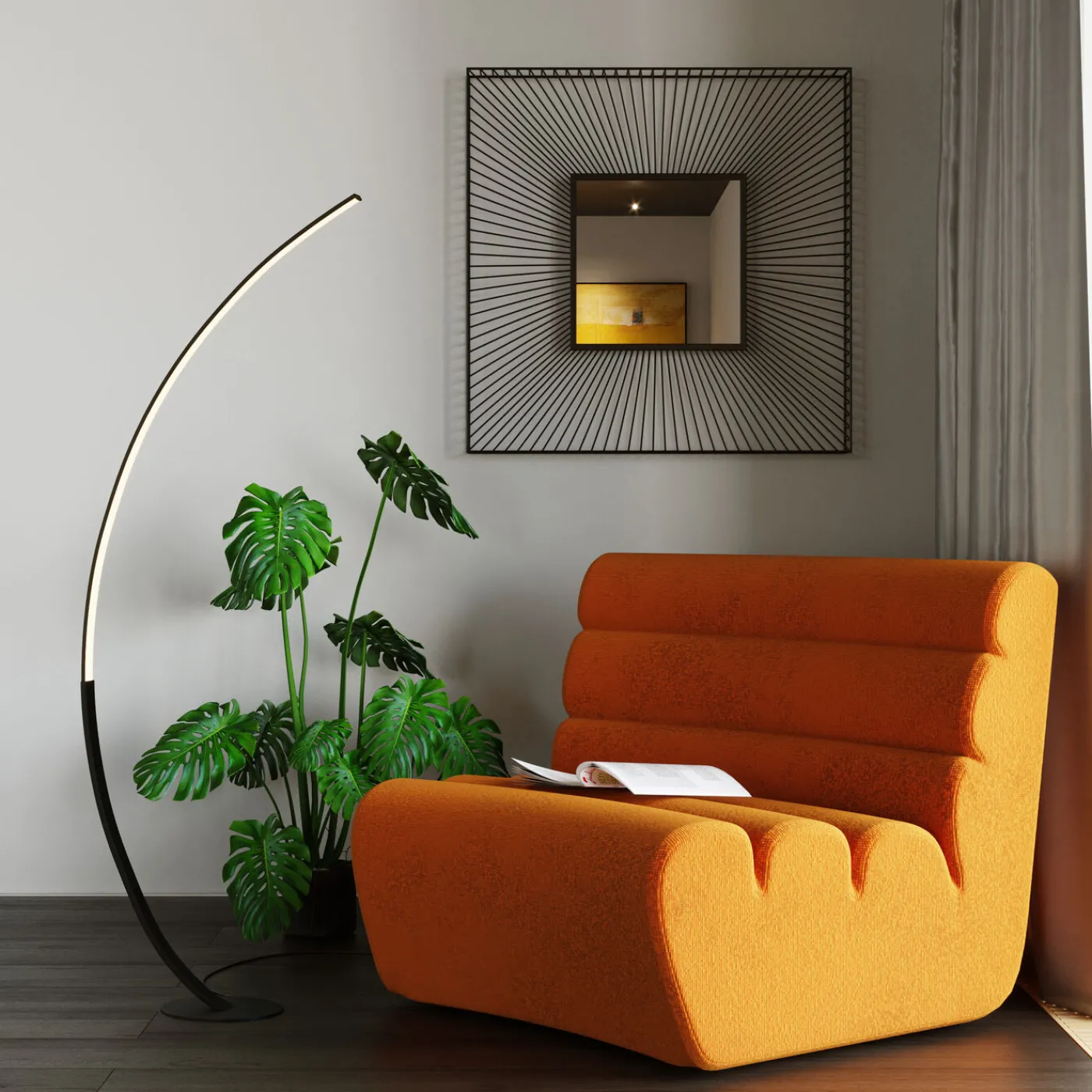 KARE Design Element D Assise Wave Orange