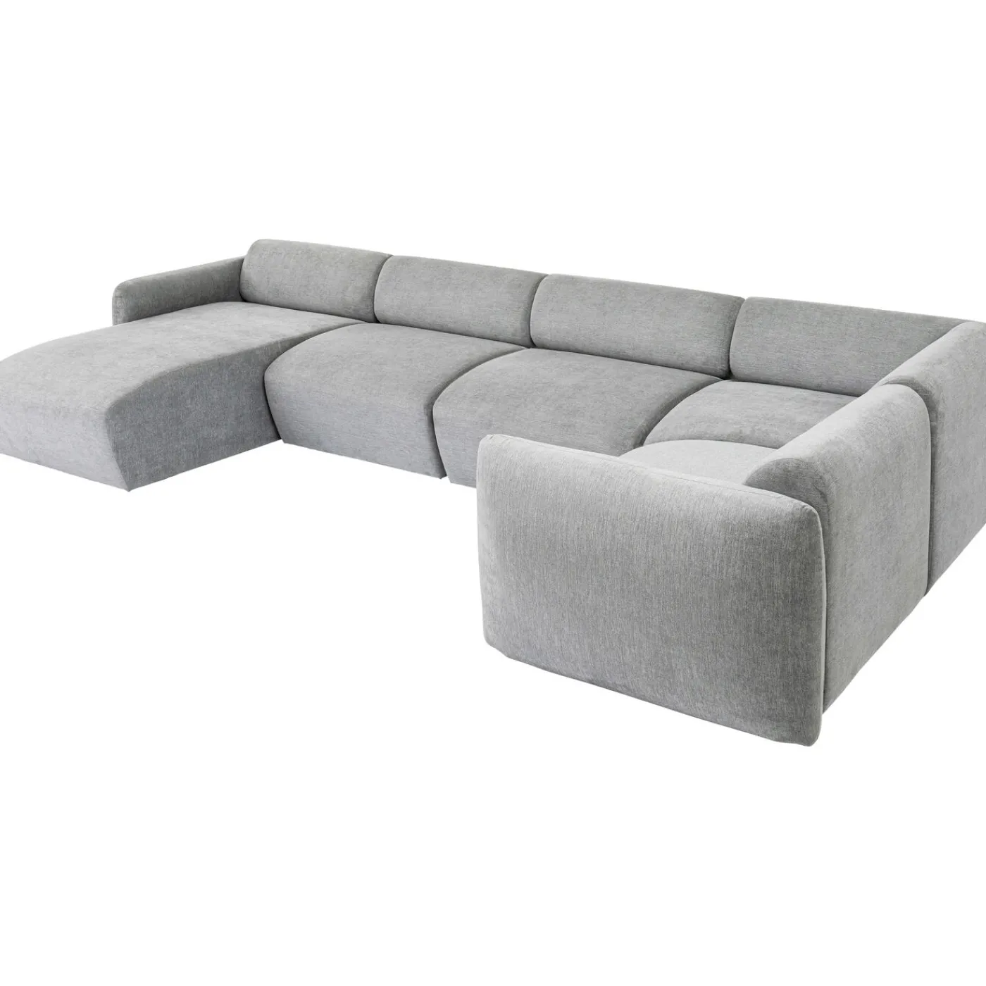 KARE Design Ensemble De Canapés 1 Lucca Gris Gauche 328Cm
