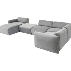 KARE Design Ensemble De Canapés 2 Lucca Gris Gauche 328Cm