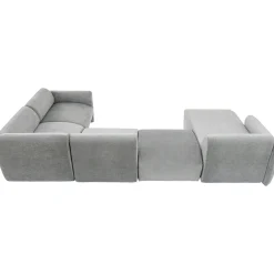 KARE Design Ensemble De Canapés 2 Lucca Gris Gauche 328Cm