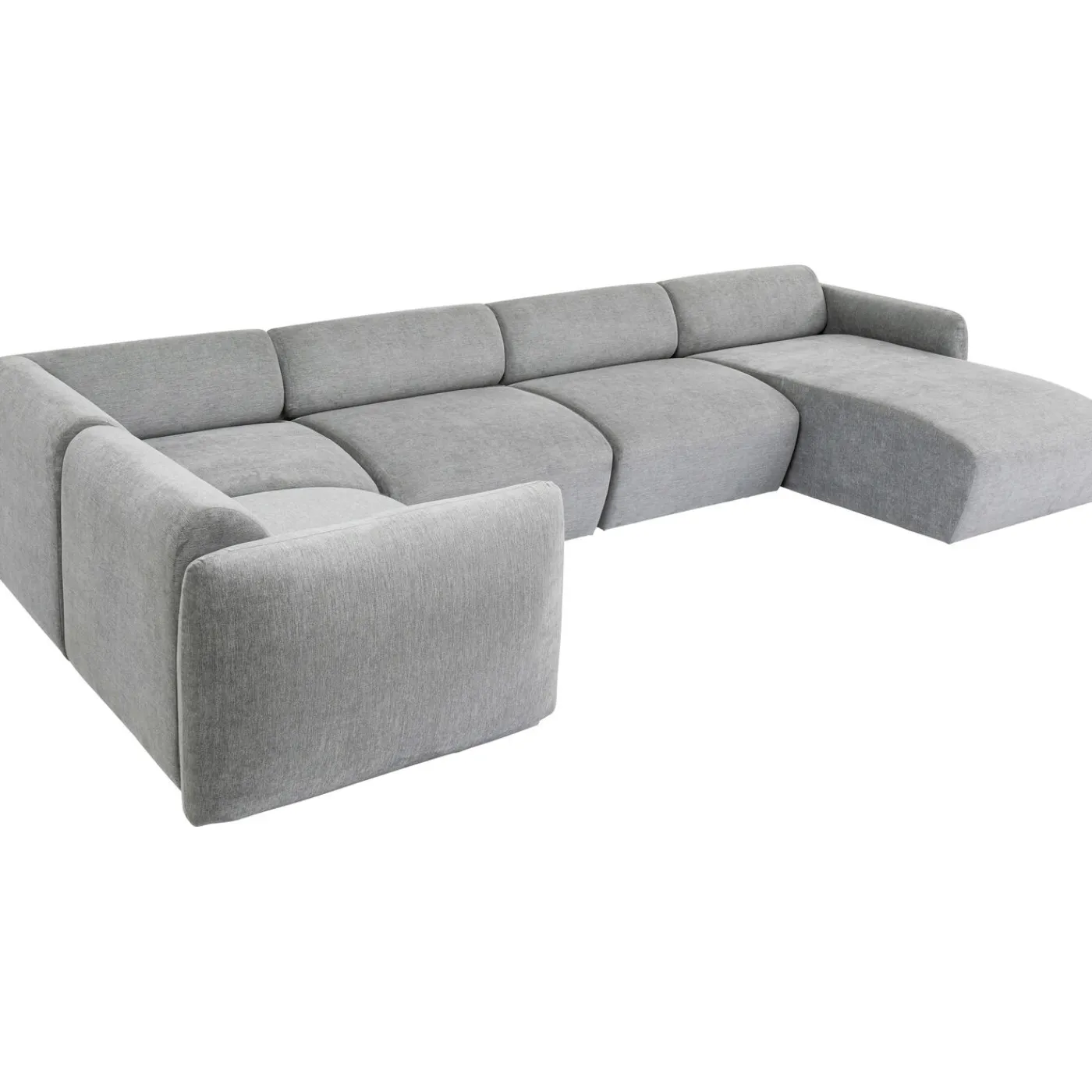 KARE Design Ensemble De Canapés 1 Lucca Gris Droite 328Cm