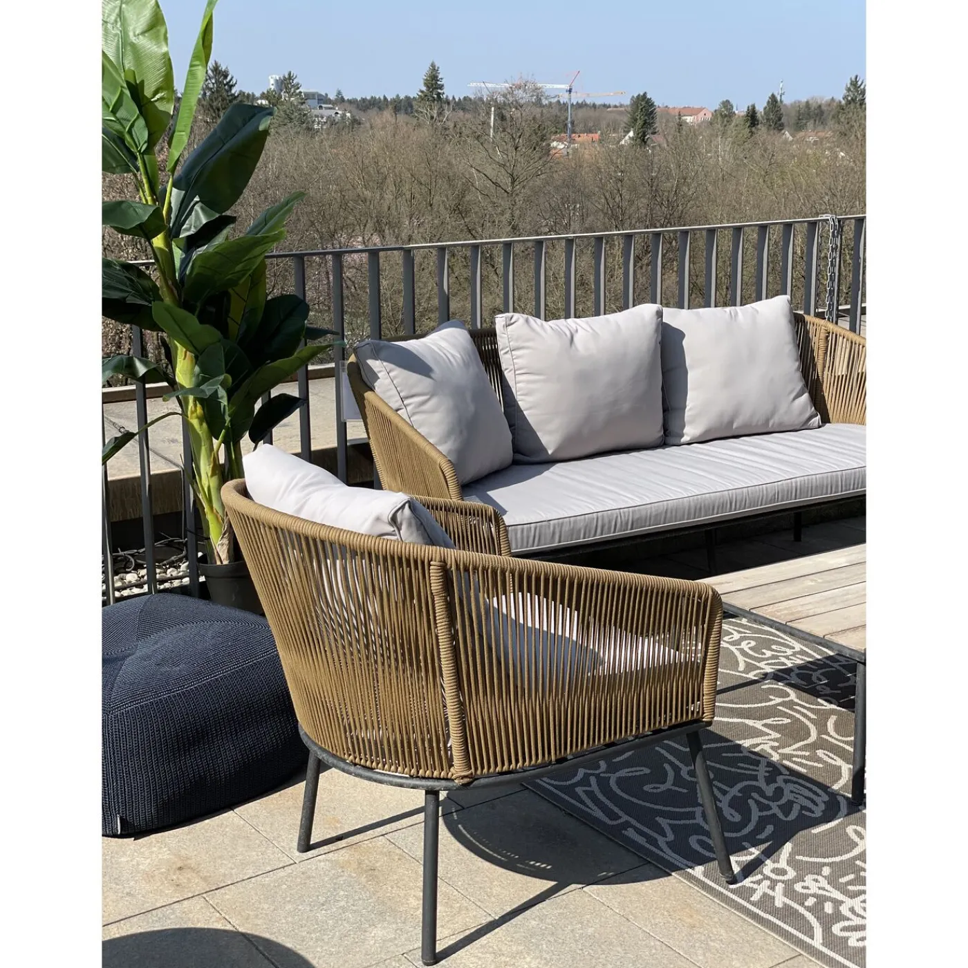 KARE Design Ensemble De Sieges Elba Nature Cinque (4-Pcs)