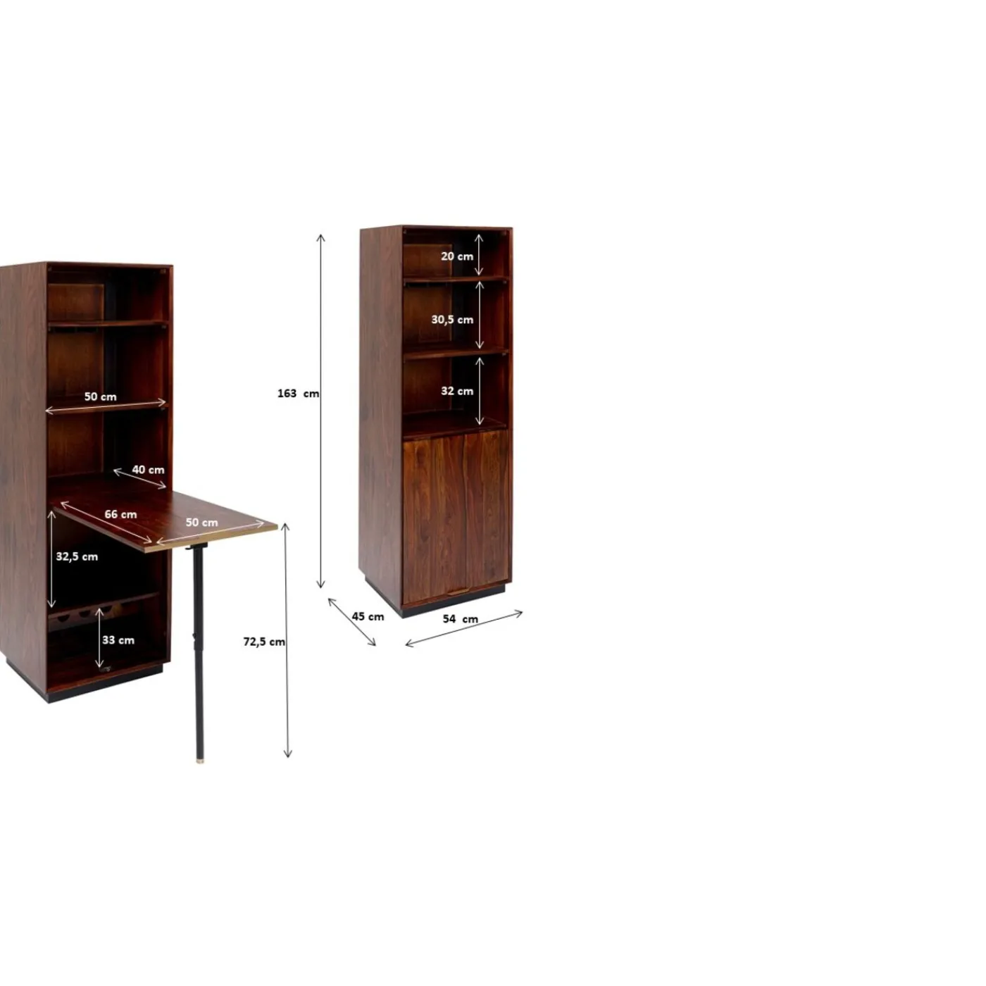 KARE Design Etagere Avec Table Ravello 54X163Cm