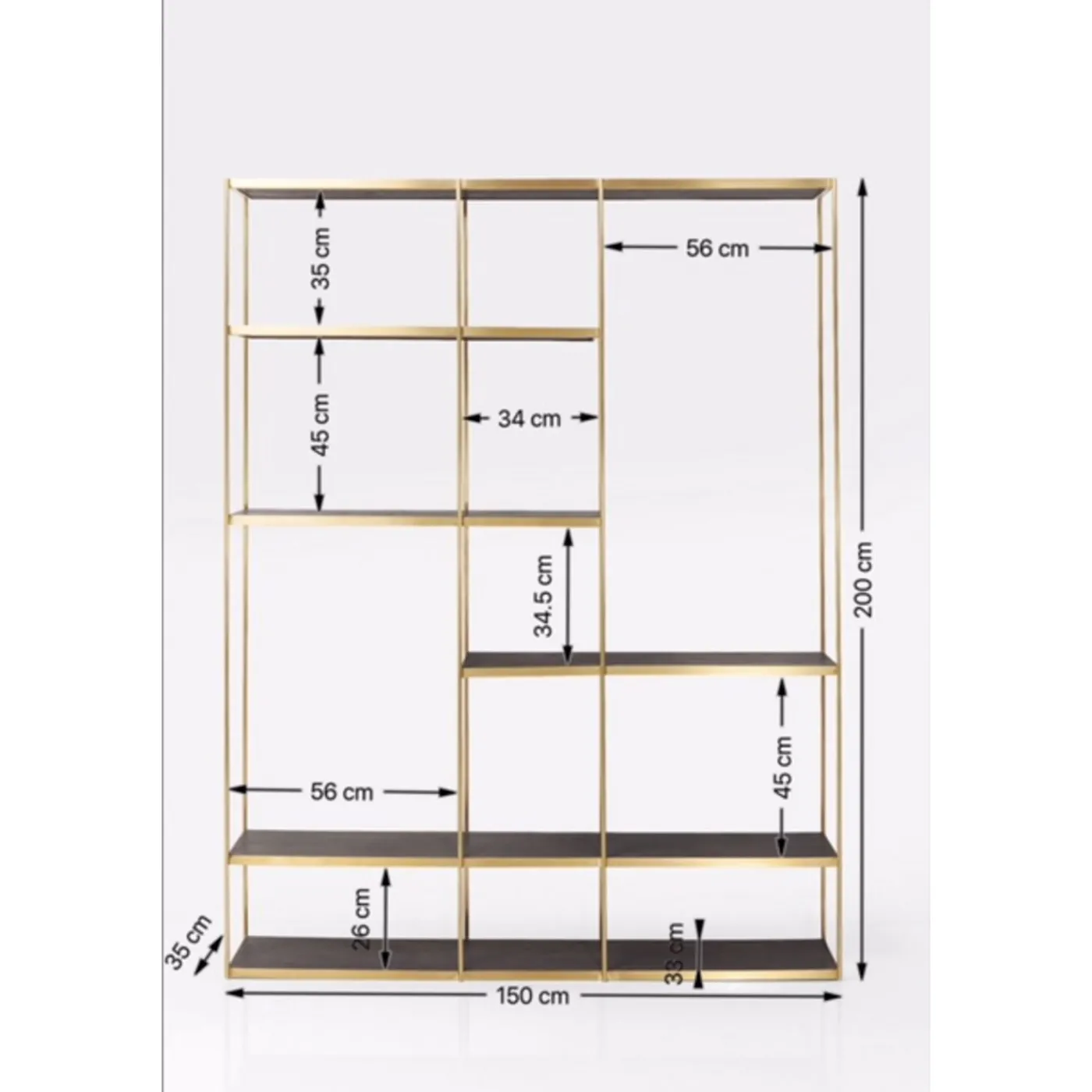KARE Design Etagere Camps Bay 150X200Cm