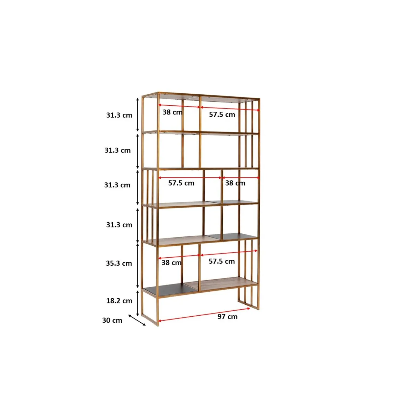 KARE Design Etagere Cesaro 90X170Cm