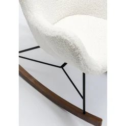KARE Design Fauteuil À Bascule Balance Blanc