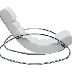 KARE Design Fauteuil À Bascule Manhattan Blanc