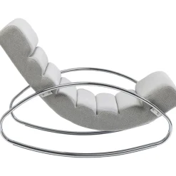 KARE Design Fauteuil À Bascule Manhattan Grey Beige