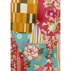 KARE Design Fauteuil À Oreilles Patchwork Rouge