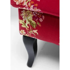 KARE Design Fauteuil À Oreilles Patchwork Rouge