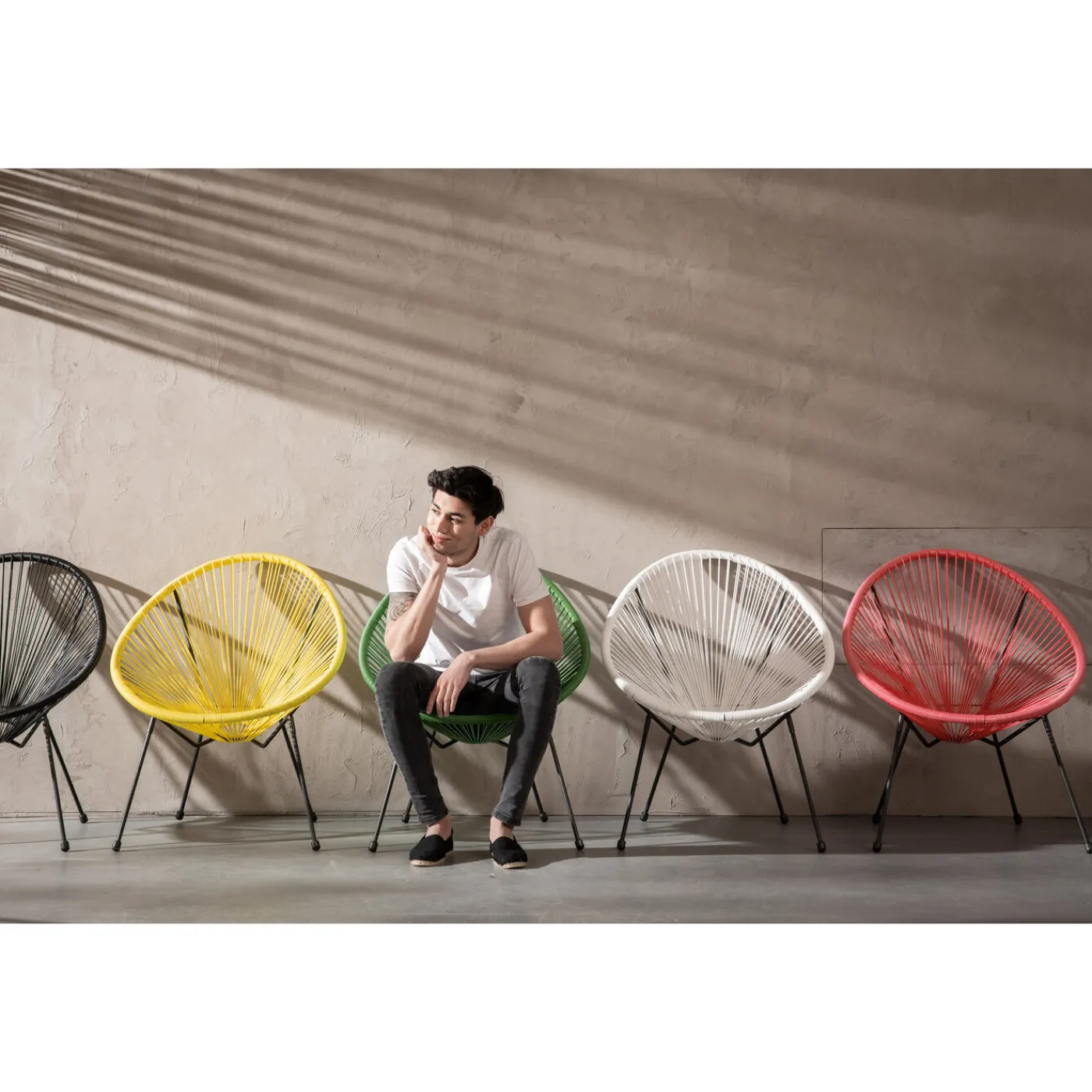 KARE Design Fauteuil Acapulco Cherry