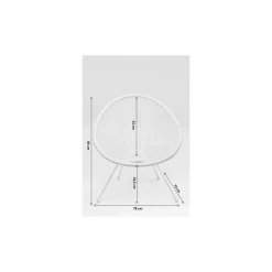 KARE Design Fauteuil Acapulco Gris