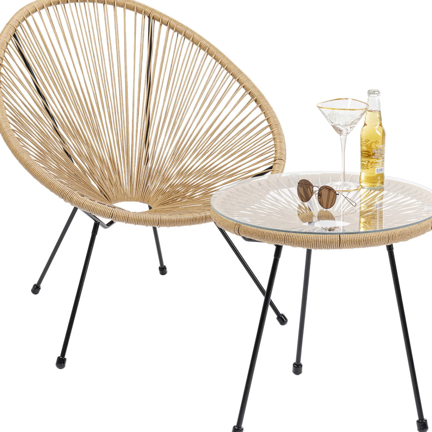 KARE Design Fauteuil Acapulco Nature