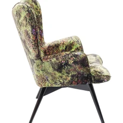 KARE Design Fauteuil Black Vicky Jungle Vert