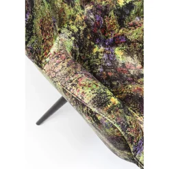 KARE Design Fauteuil Black Vicky Jungle Vert