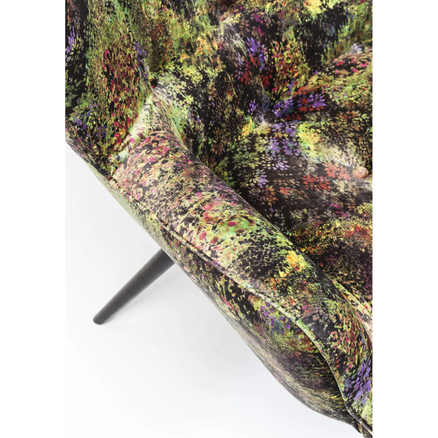 KARE Design Fauteuil Black Vicky Jungle Vert