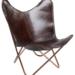 KARE Design Fauteuil Butterfly Marron