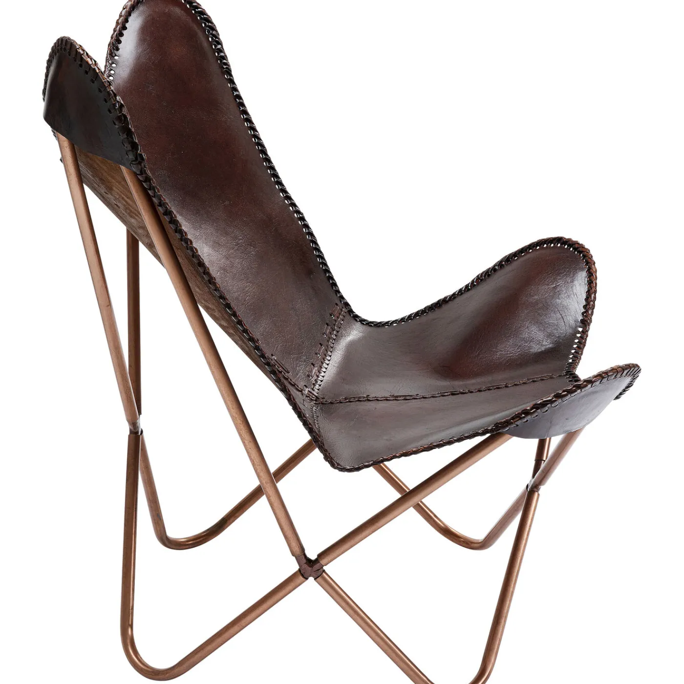 KARE Design Fauteuil Butterfly Marron