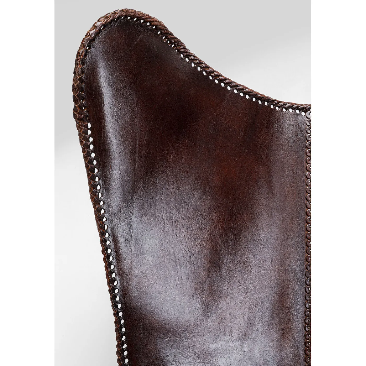 KARE Design Fauteuil Butterfly Marron