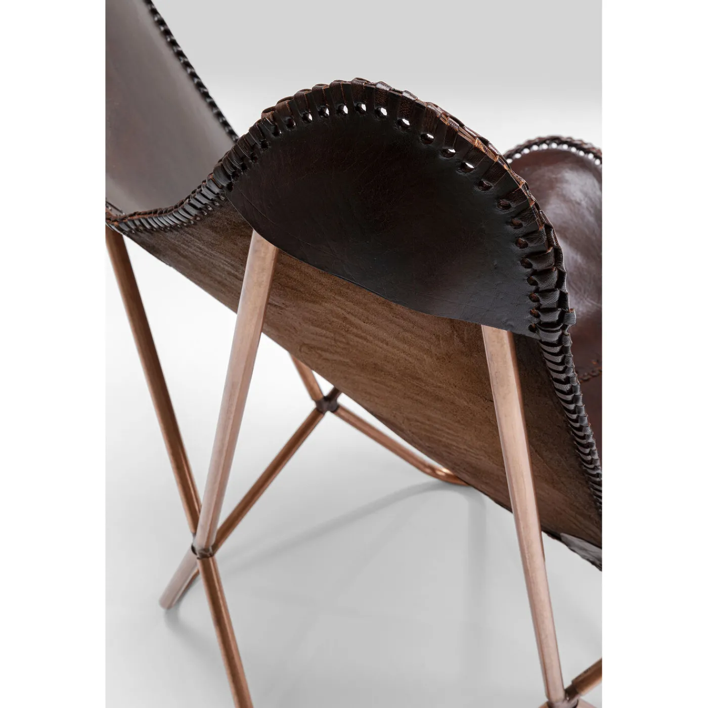 KARE Design Fauteuil Butterfly Marron
