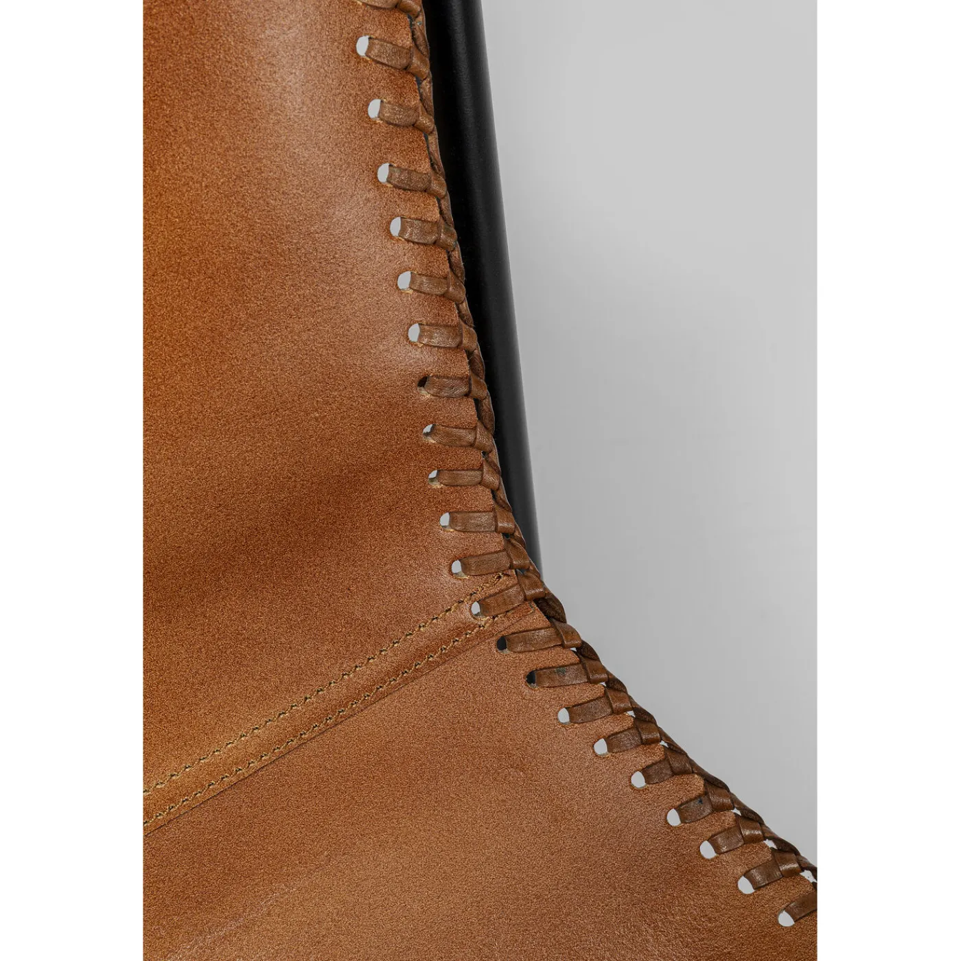 KARE Design Fauteuil California Cuir Marron