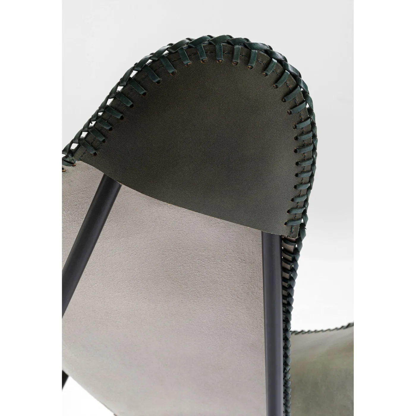 KARE Design Fauteuil California Cuir Kaki