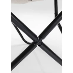 KARE Design Fauteuil California Cuir Marron Fonce