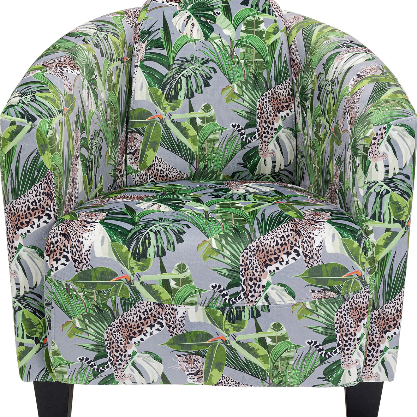KARE Design Fauteuil Cigar Lounge Jungle Vert