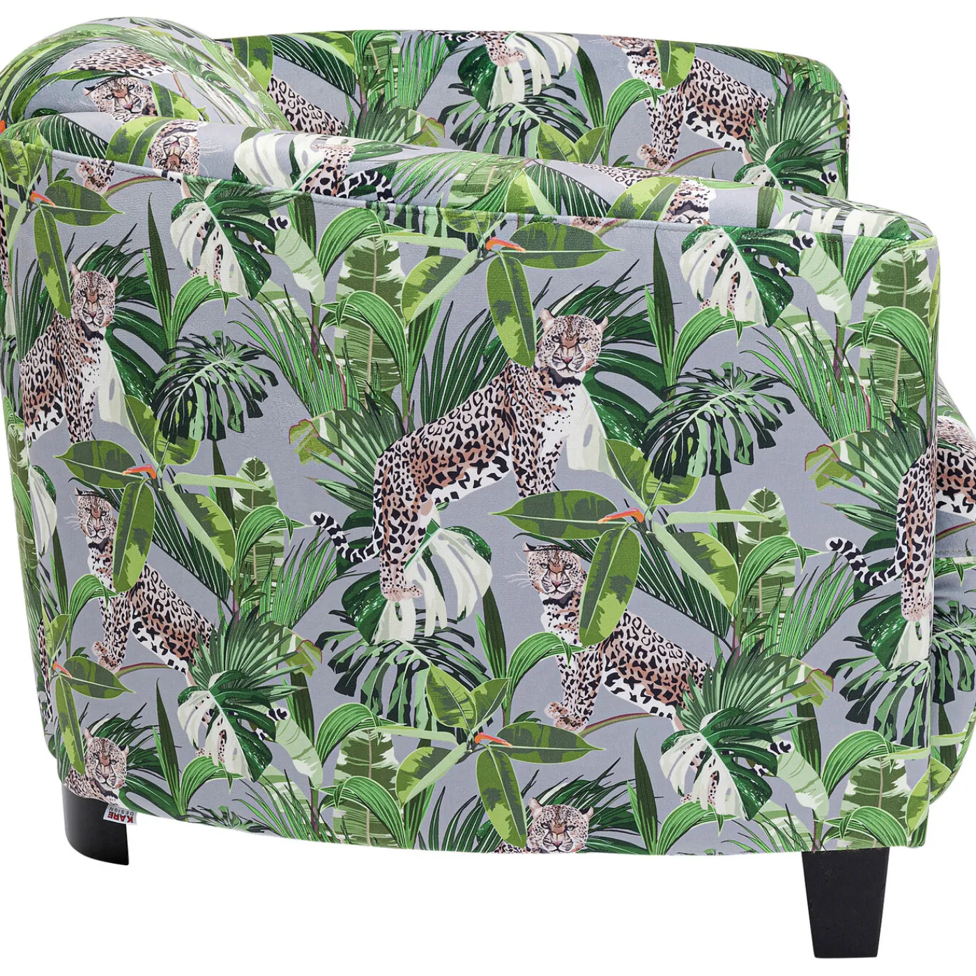 KARE Design Fauteuil Cigar Lounge Jungle Vert