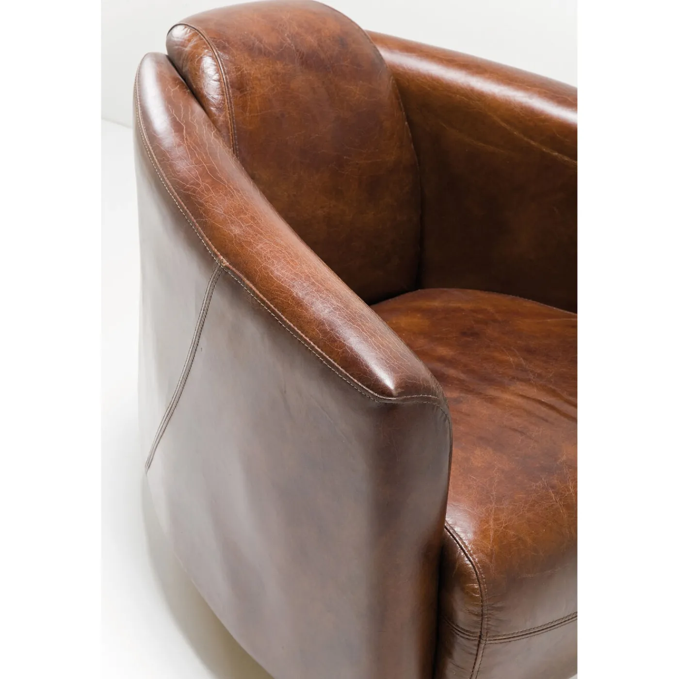 KARE Design Fauteuil Cigar Lounge Marron