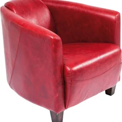 KARE Design Fauteuil Cigar Lounge Rouge