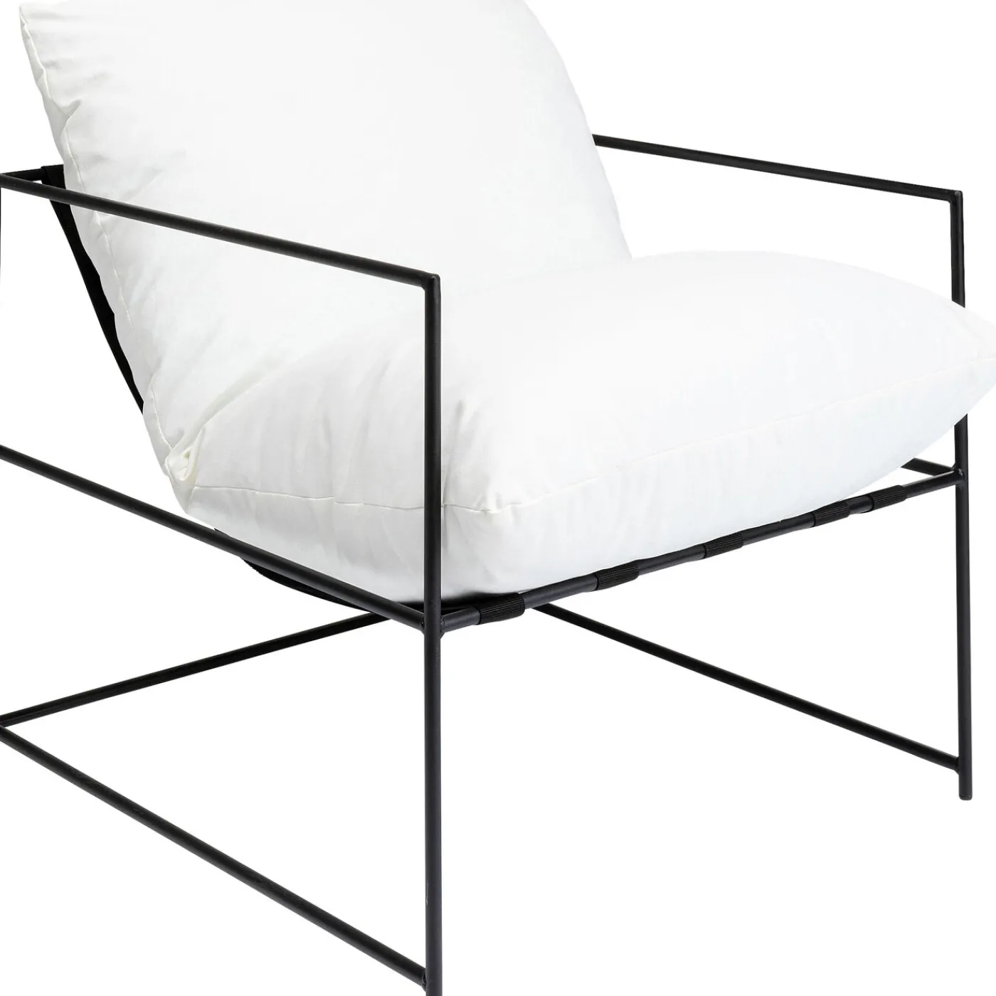 KARE Design Fauteuil Cuby Garden Blanc