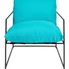 KARE Design Fauteuil Cuby Garden Bleu