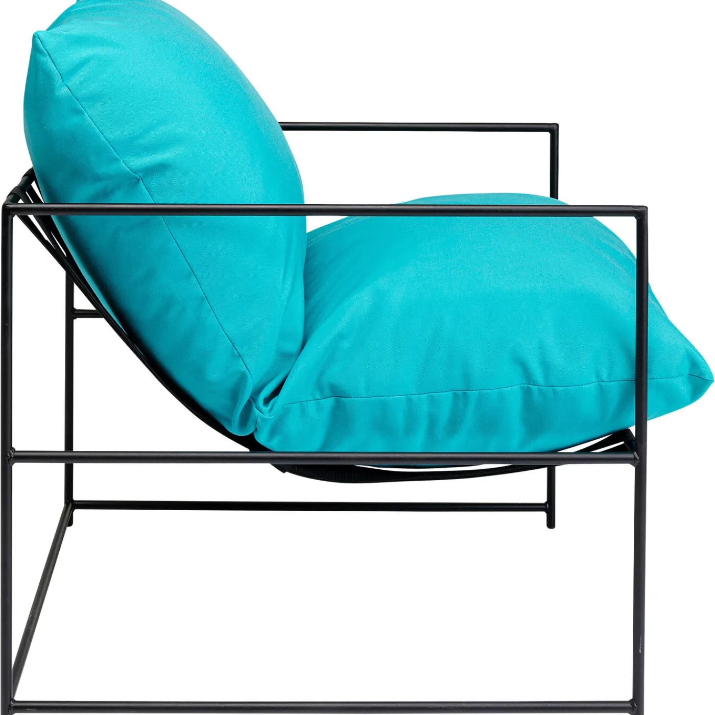 KARE Design Fauteuil Cuby Garden Bleu