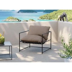 KARE Design Fauteuil Cuby Garden Marron
