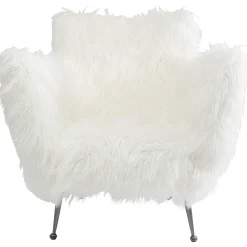 KARE Design Fauteuil Goldfinger Blanc