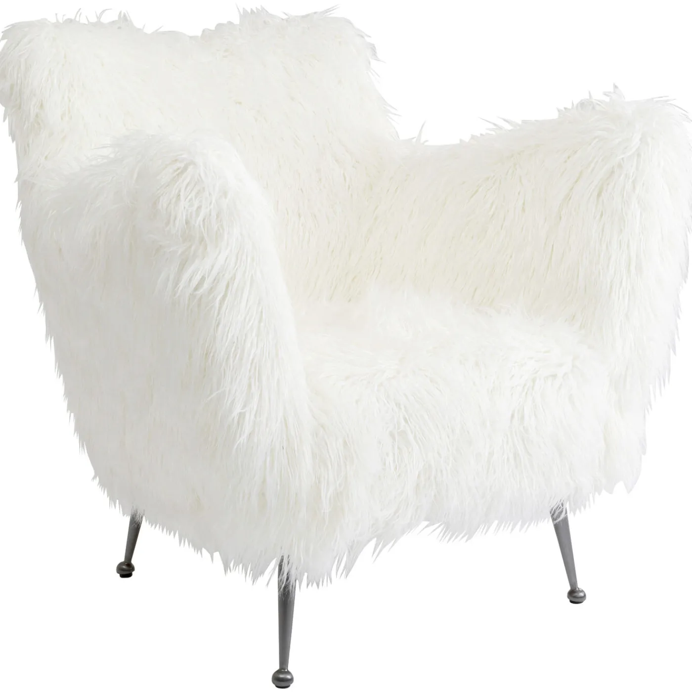 KARE Design Fauteuil Goldfinger Blanc