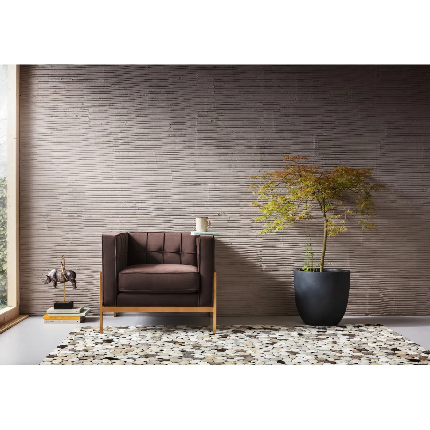 KARE Design Fauteuil Loft Marron