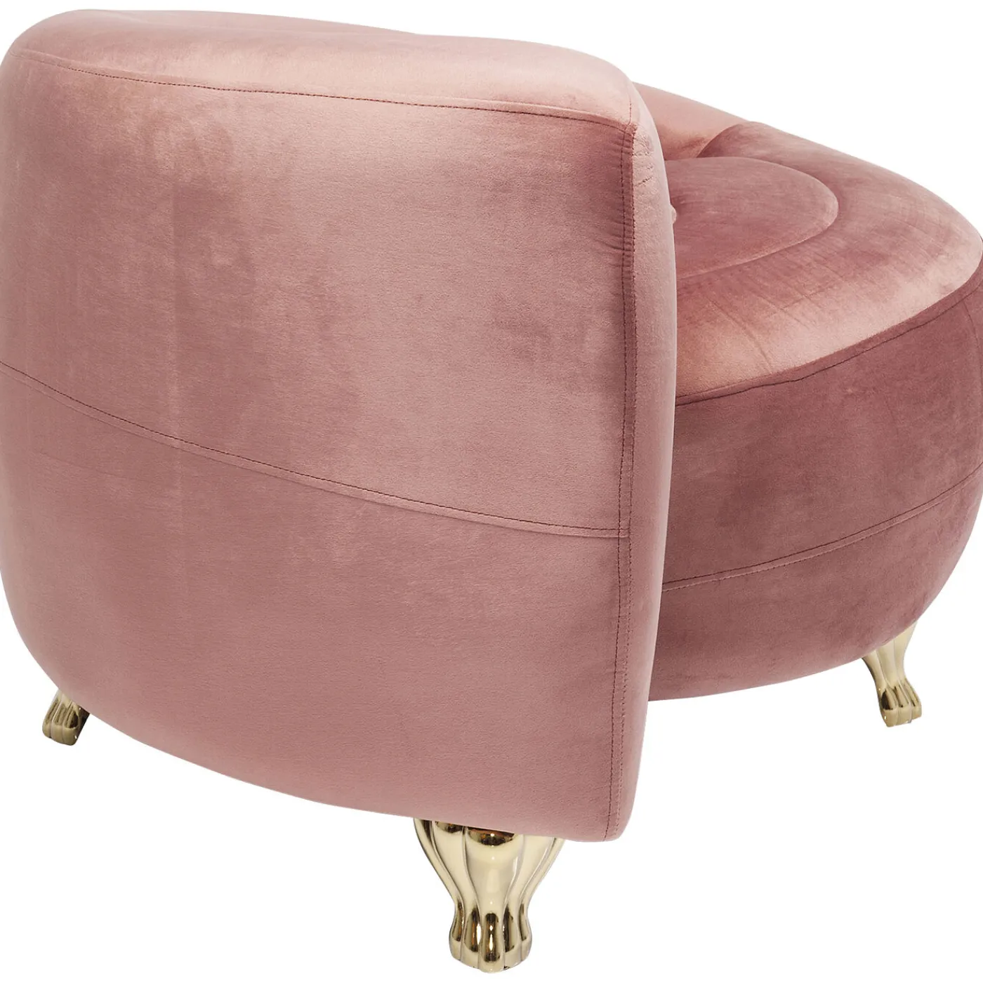 KARE Design Fauteuil Lofty Snake Mauve