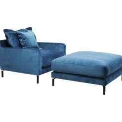 KARE Design Fauteuil Lullaby Petrole