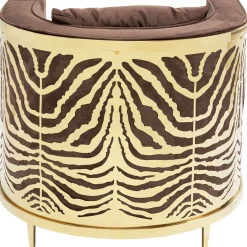 KARE Design Fauteuil Matteo Marron